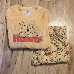 Disney Winnie the Pooh Pajama Set - Yellow and Red